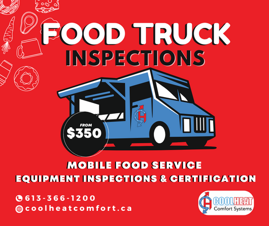 Food truck inspections offered by CoolHeat Comfort systems from $350